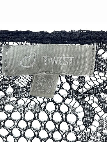 36 Beden siyah Renk Twist Bluz %70 İndirimli.