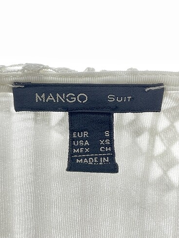 s Beden beyaz Renk Mango Kısa Elbise %70 İndirimli.