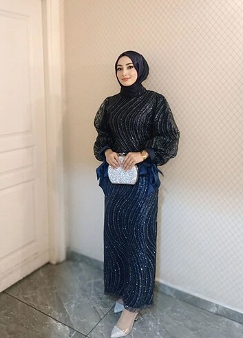 38 Beden Abiye şal dahil olarak satıyorum