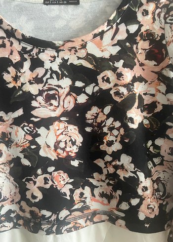 Detaylı Çiçek Desenli Uzun Kollu Bluz - Görsel 4