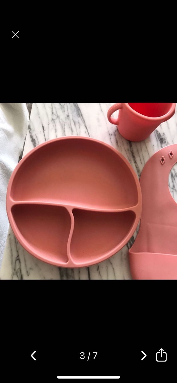 Pastel Pembe Bebek Tabak, Çatal, Bıçak ve Önlük Seti - Görsel 5