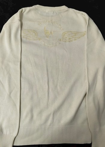 Affliction skull knit sweater - Görsel 3