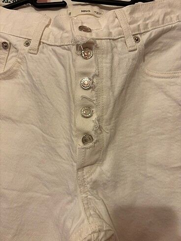 38 Beden beyaz Renk Mango beyaz pantolon