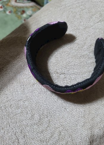 Renkli Nakışlı Bohem Elastik Bileklik - Görsel 3