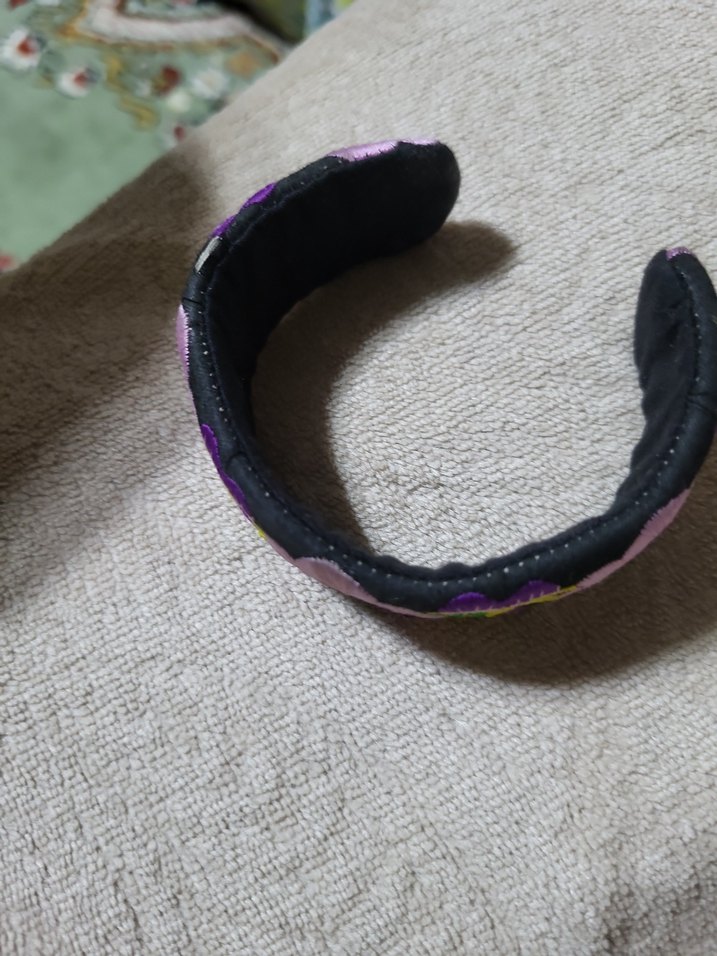 Renkli Nakışlı Bohem Elastik Bileklik - Görsel 3