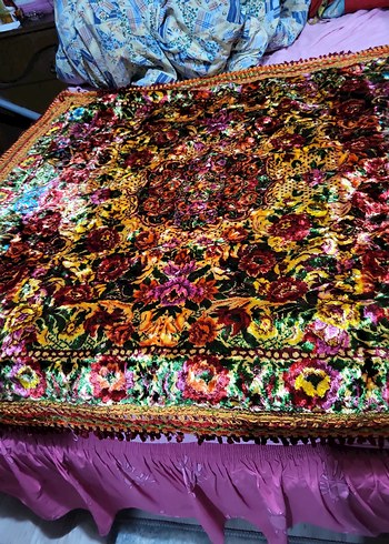 antika bohem Çok Renkli Desenli Halı - Görsel 2