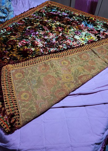 antika bohem Çok Renkli Desenli Halı - Görsel 4