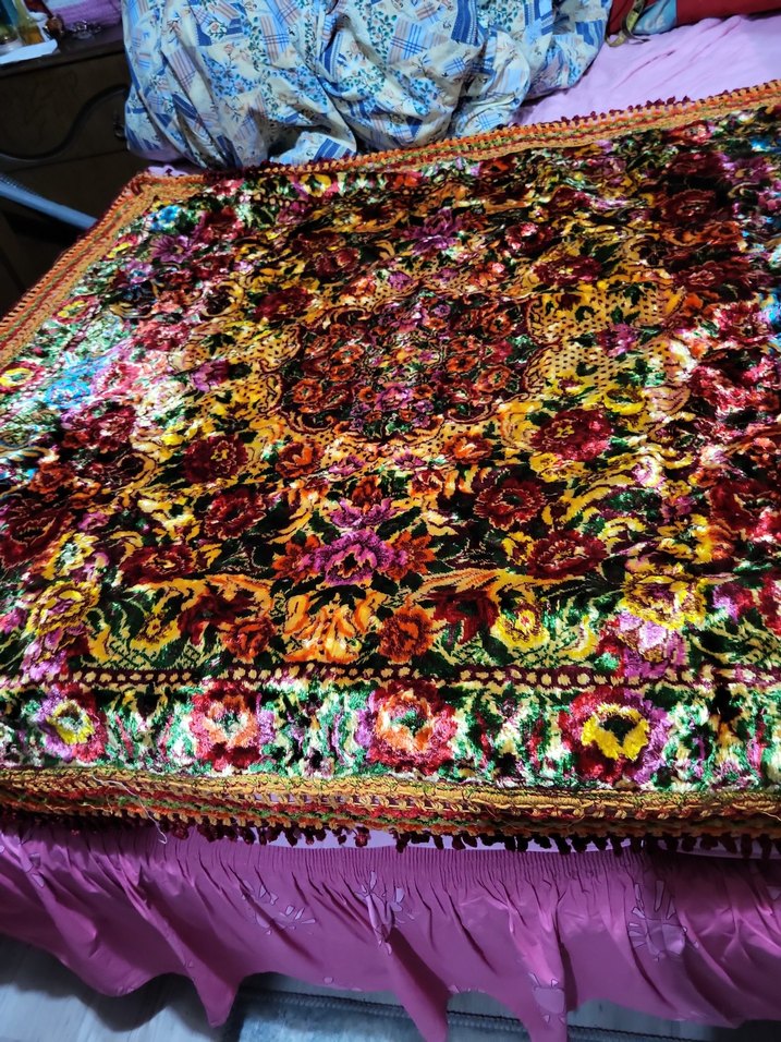 antika bohem Çok Renkli Desenli Halı - Görsel 2