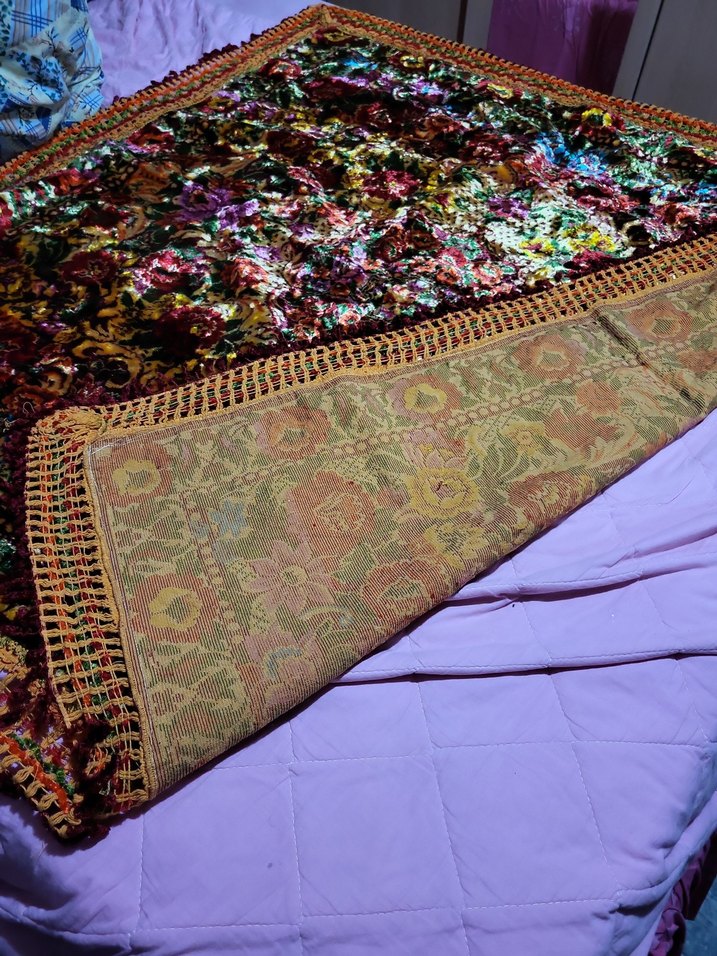 antika bohem Çok Renkli Desenli Halı - Görsel 4