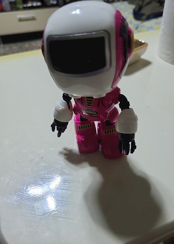 Pembe Renkli Robot Figür Oyuncak robot - Görsel 5