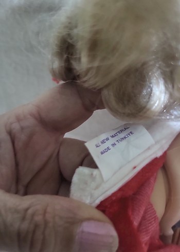 antika fatoş plaklı bebek 80ler kolleksiyonluk - Görsel 6