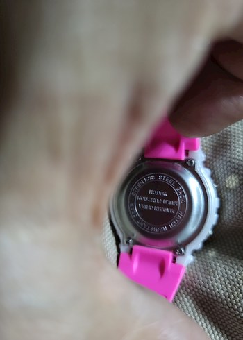 Pembe Dijital kız Saat - Görsel 2