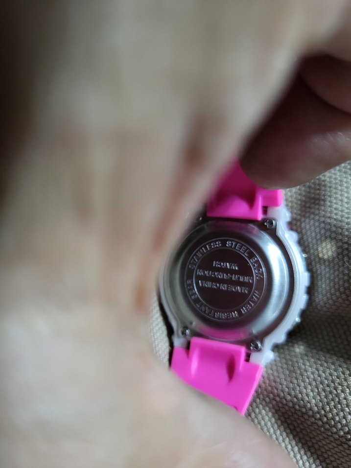 Pembe Dijital kız Saat - Görsel 2