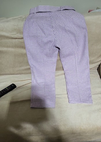 kazayağı desenli kışlık pantolon - Görsel 3