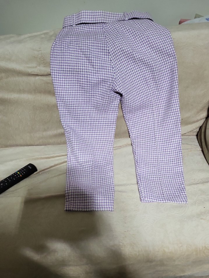 kazayağı desenli kışlık pantolon - Görsel 3