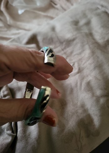 Turkuaz Yılan Desenli Kadın Bileklik - Görsel 2