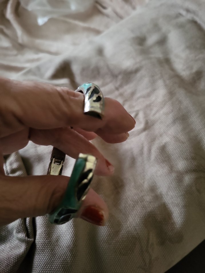 Turkuaz Yılan Desenli Kadın Bileklik - Görsel 2