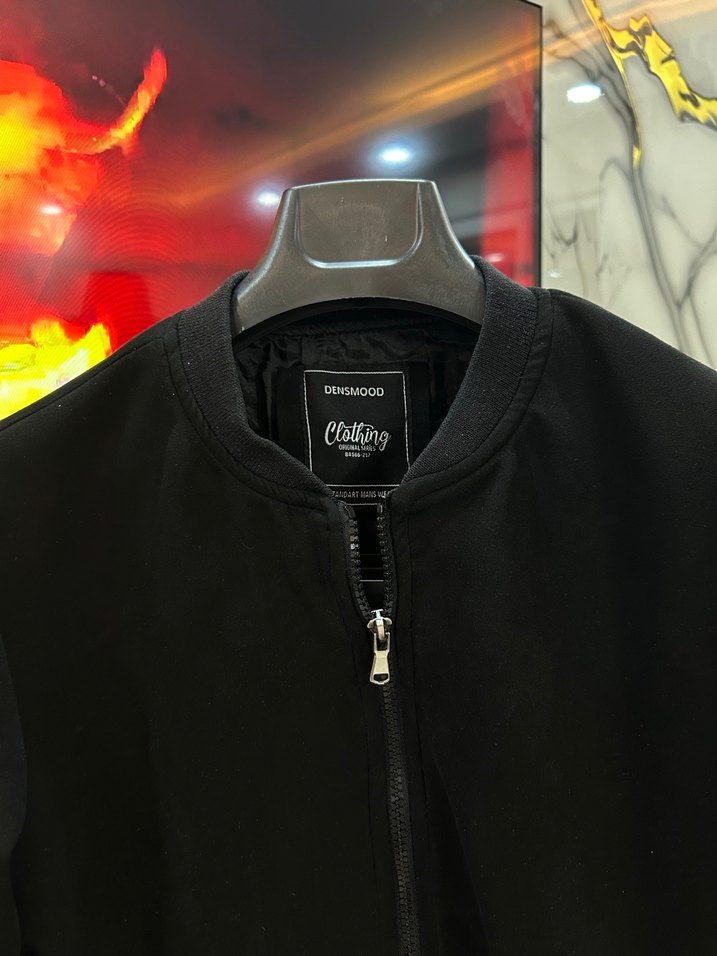 Siyah Fermuarlı Erkek Street Wear - Görsel 2