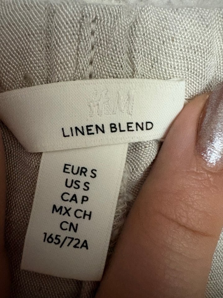 H&M bol kesim has keten pantolon - Görsel 2