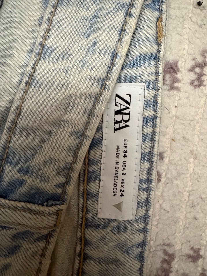 Zara buz mavisi pantolon - Görsel 3