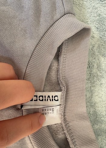 Bej Kadın Bisiklet Yaka H&M Sweatshirt - Görsel 3