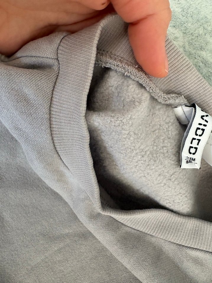 Bej Kadın Bisiklet Yaka H&M Sweatshirt - Görsel 2