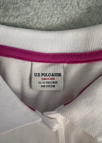 Kızlar için Beyaz Uzun Kollu Polo Tişört - Görsel 3