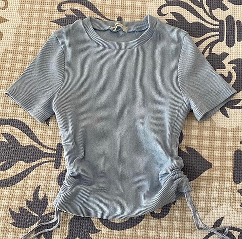 Yandan Büzgülü Bluz/Crop