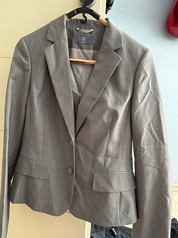 Altınyıldız Gri Kısa Blazer Ceket