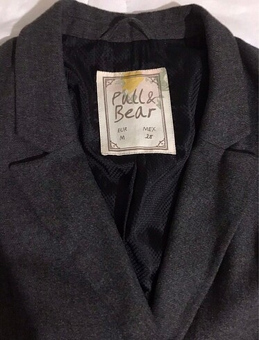 m Beden Pull and Bear kaşe kaban blazer