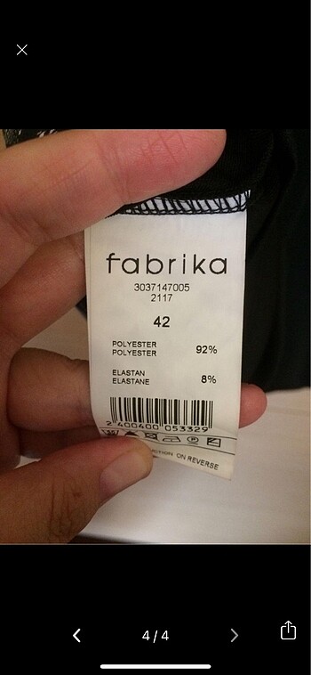 42 Beden gri Renk Fabrika elbise