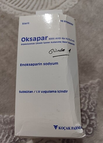 Oksopar(kan sulandırıcı)