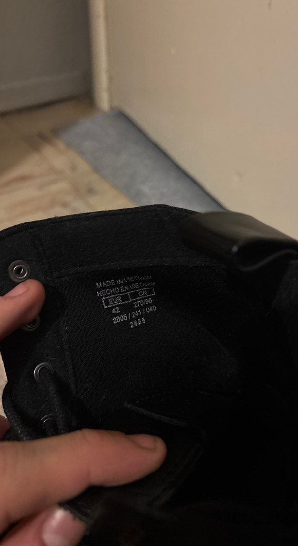 Siyah Deri Platformlu Pull and bear bot - Görsel 2