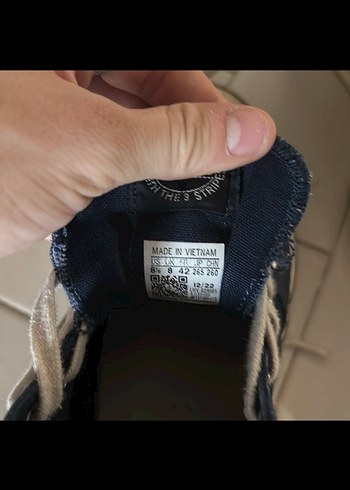 Adidas Lacivert Bağcıklı Spor Ayakkabı - Görsel 3