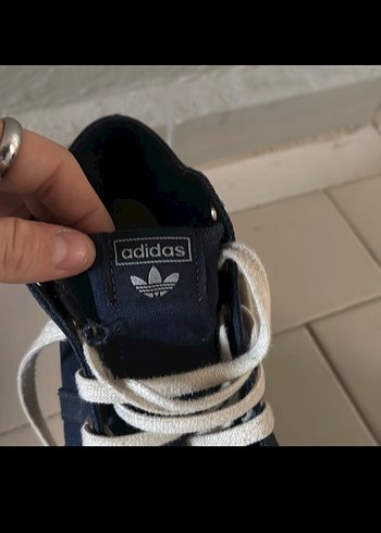 Adidas Lacivert Bağcıklı Spor Ayakkabı - Görsel 2