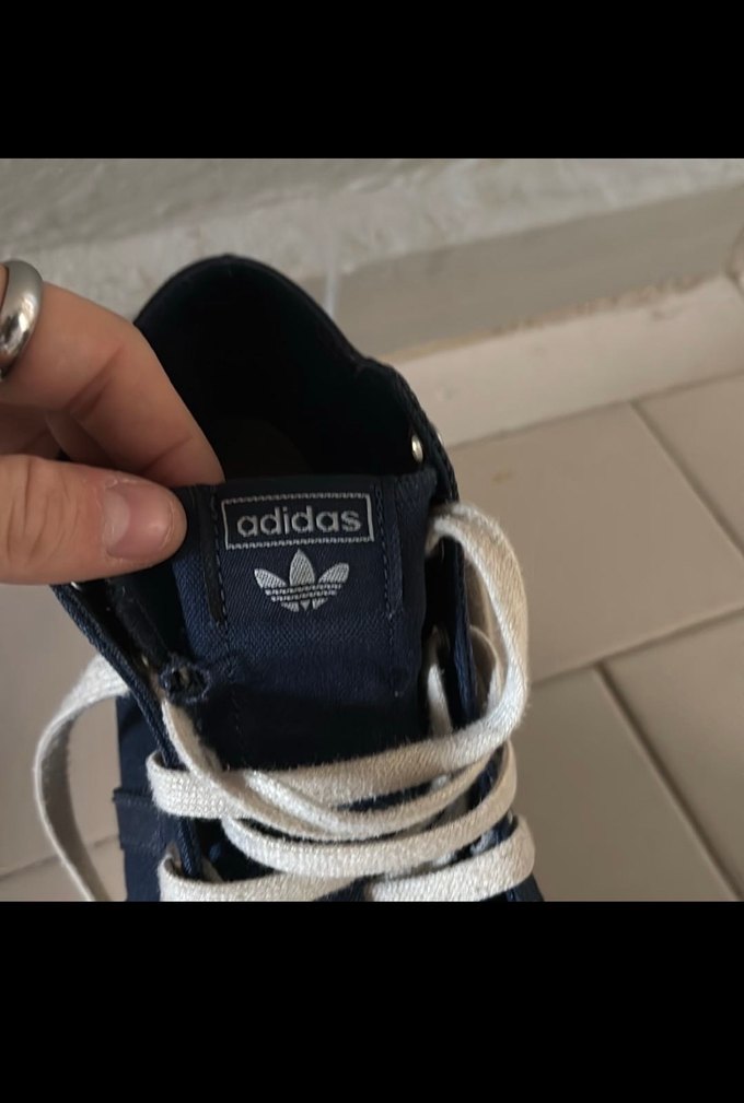 Adidas Lacivert Bağcıklı Spor Ayakkabı - Görsel 2