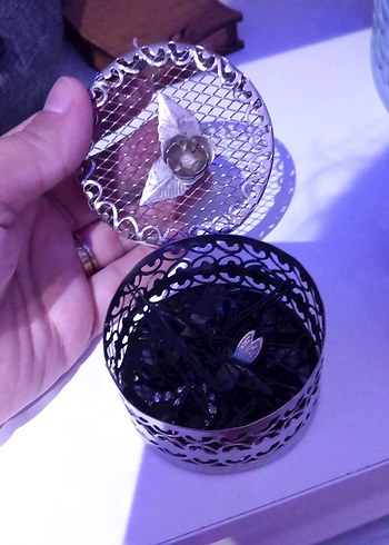 Beden gri gümüş rengi Parlak kutu