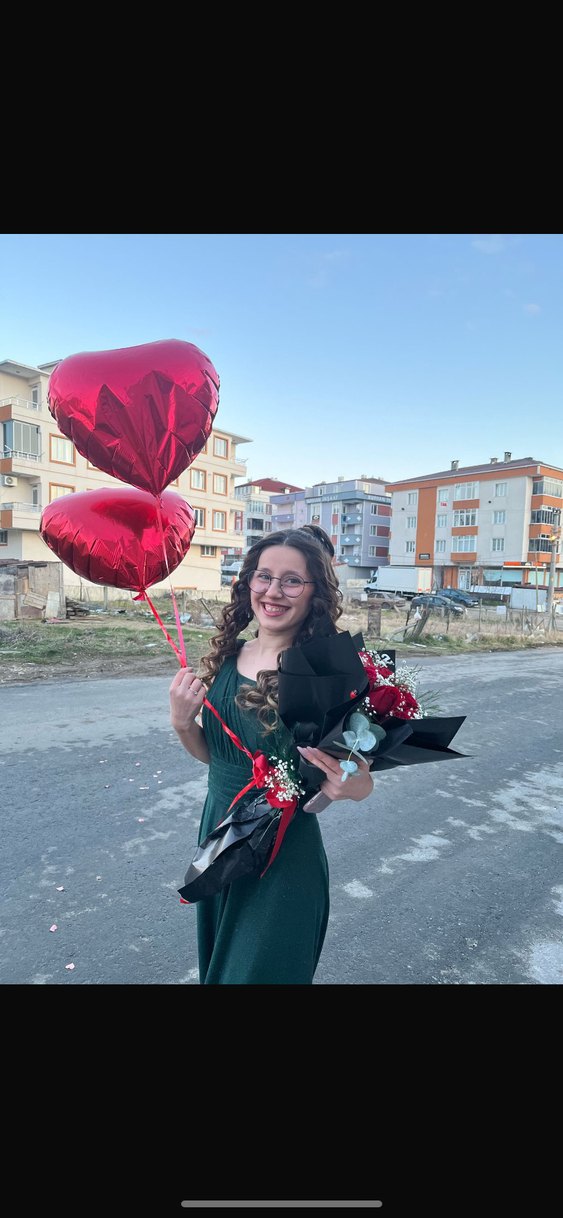 Yeşil Drapeli Askılı Midi Mezuniyet Elbisesi - Görsel 2