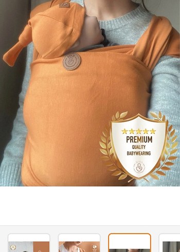 Haki Renkli Bebek Kanguru&Sling - Görsel 7