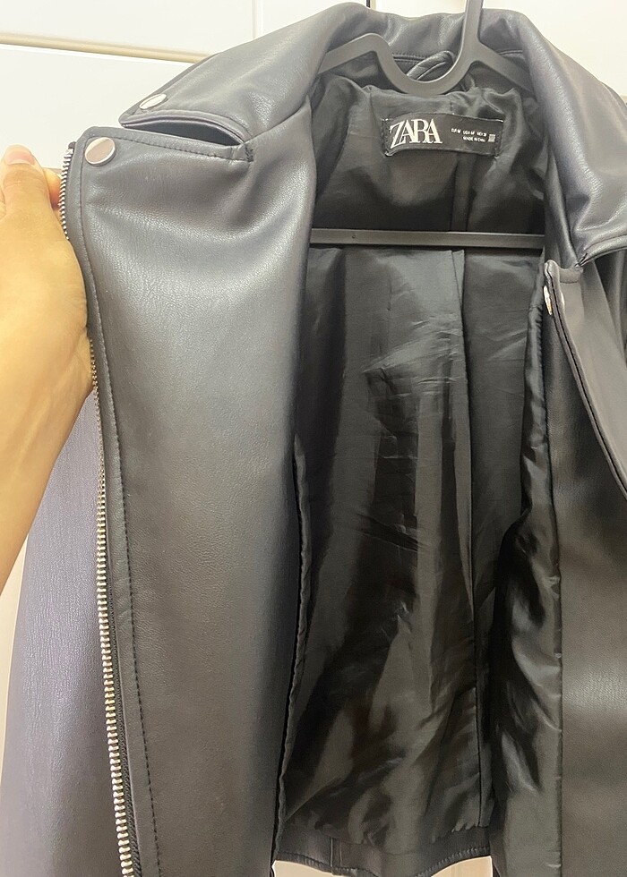 Zara deri ceket - Görsel 4