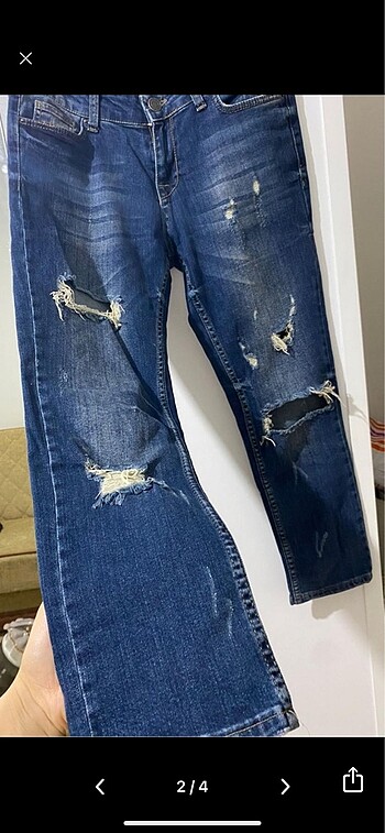 Diğer Yırtık kot pantolon