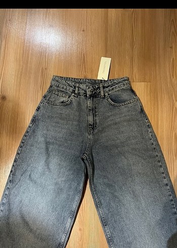 36 Beden mavi Renk Baggy jean