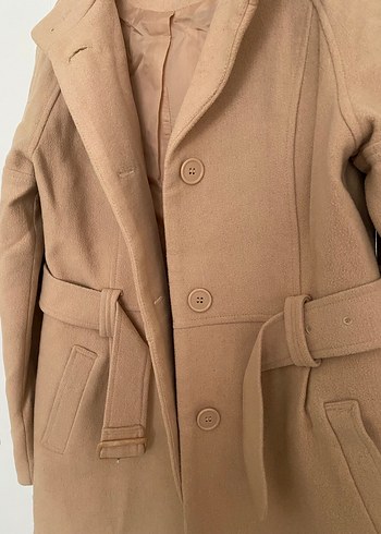 Kadın Kemerli Kaban - Görsel 2