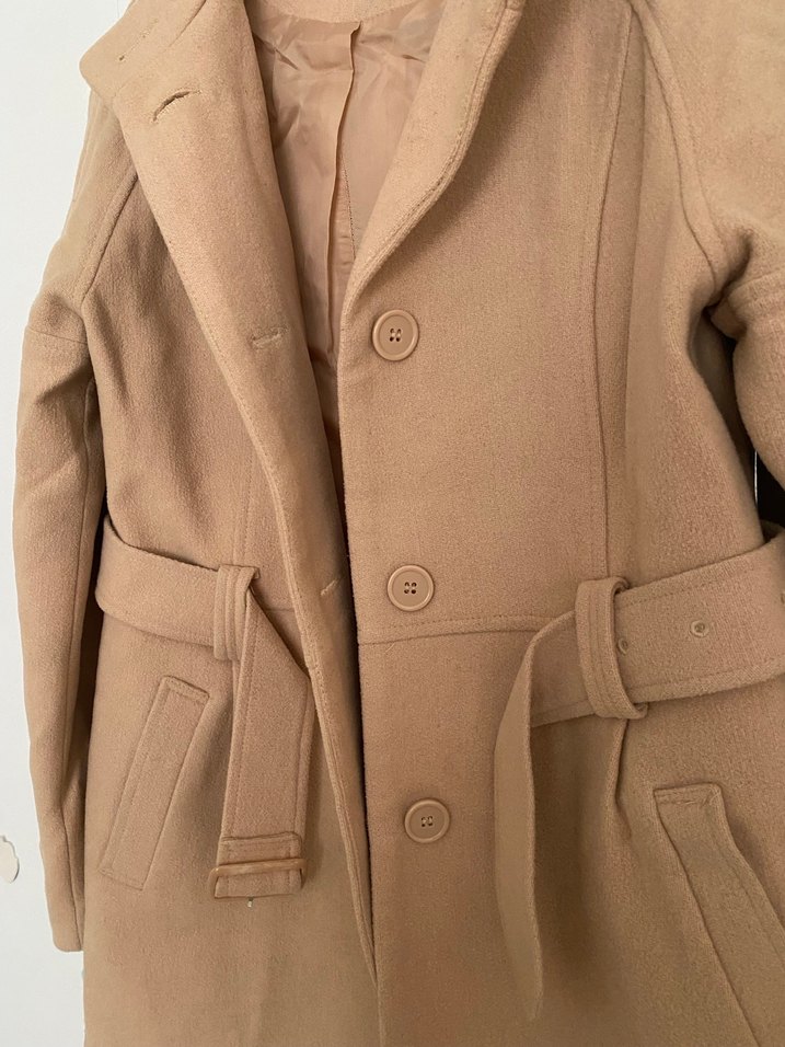 Kadın Kemerli Kaban - Görsel 2