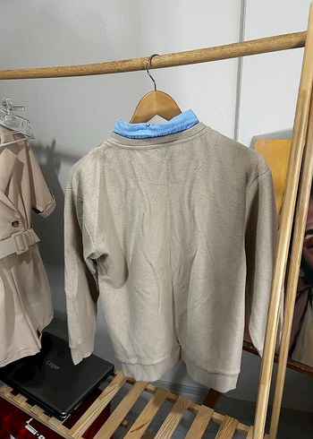 Gri V Yaka Triko Kazak - Görsel 3