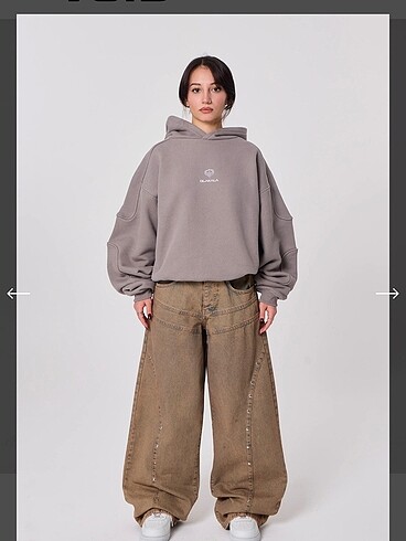 28 Beden camel Renk Void Baggy Pantolon