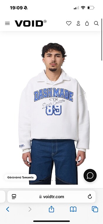 Void Dash Made Oversize Sweatshirt