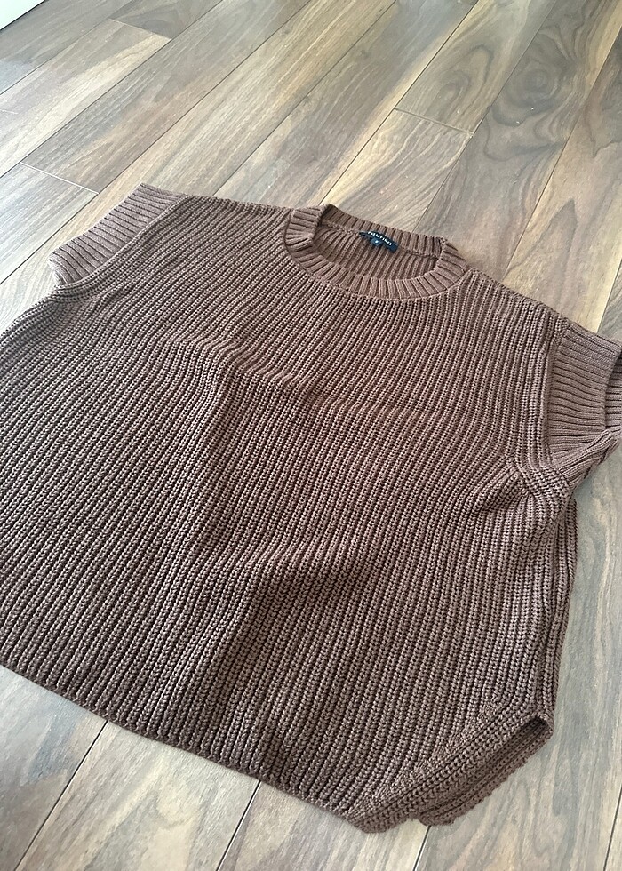 Kısa kollu triko yelek - Görsel 3