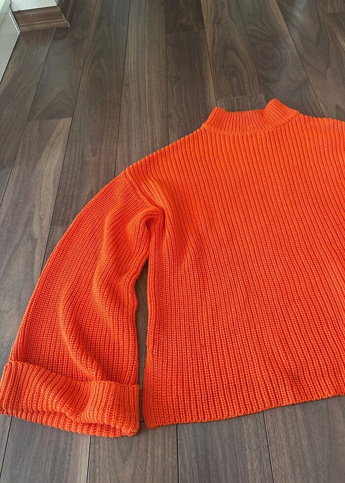 Turuncu kazak - Görsel 2