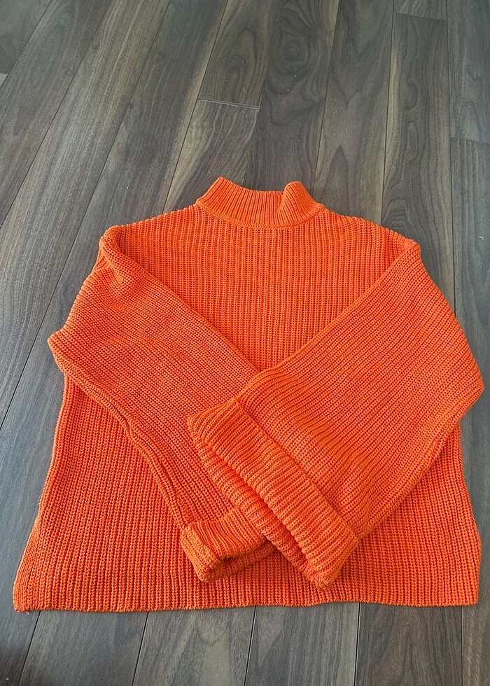 Turuncu kazak - Görsel 5